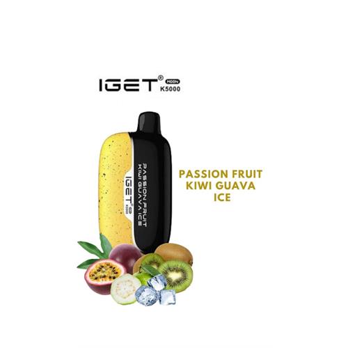 IGET MOON – PASSION FRUIT KIWI GUAVA ICE – K5000 PUFFS