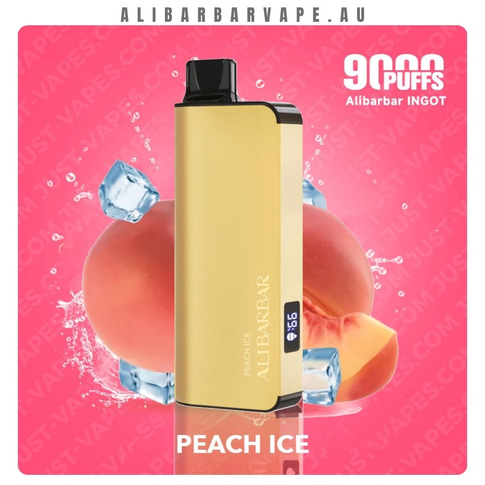 Ingot 9000 Puffs Peach Ice Disposable Vape - Online Shop Australia & New Zealand