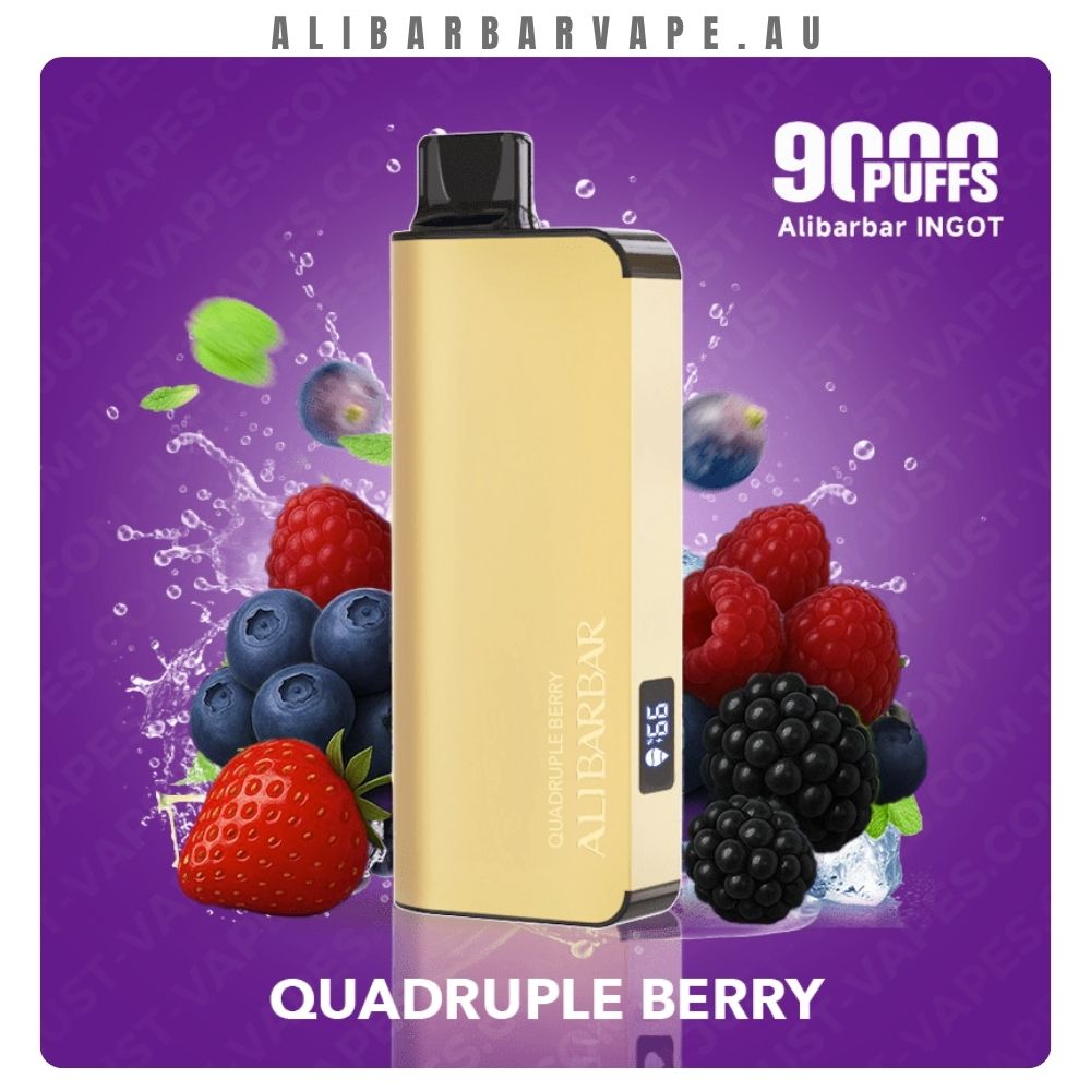 Ingot 9000 Puffs Quadruple Berry New Zealand Disposable Vape - Online Shop Australia & New Zealand