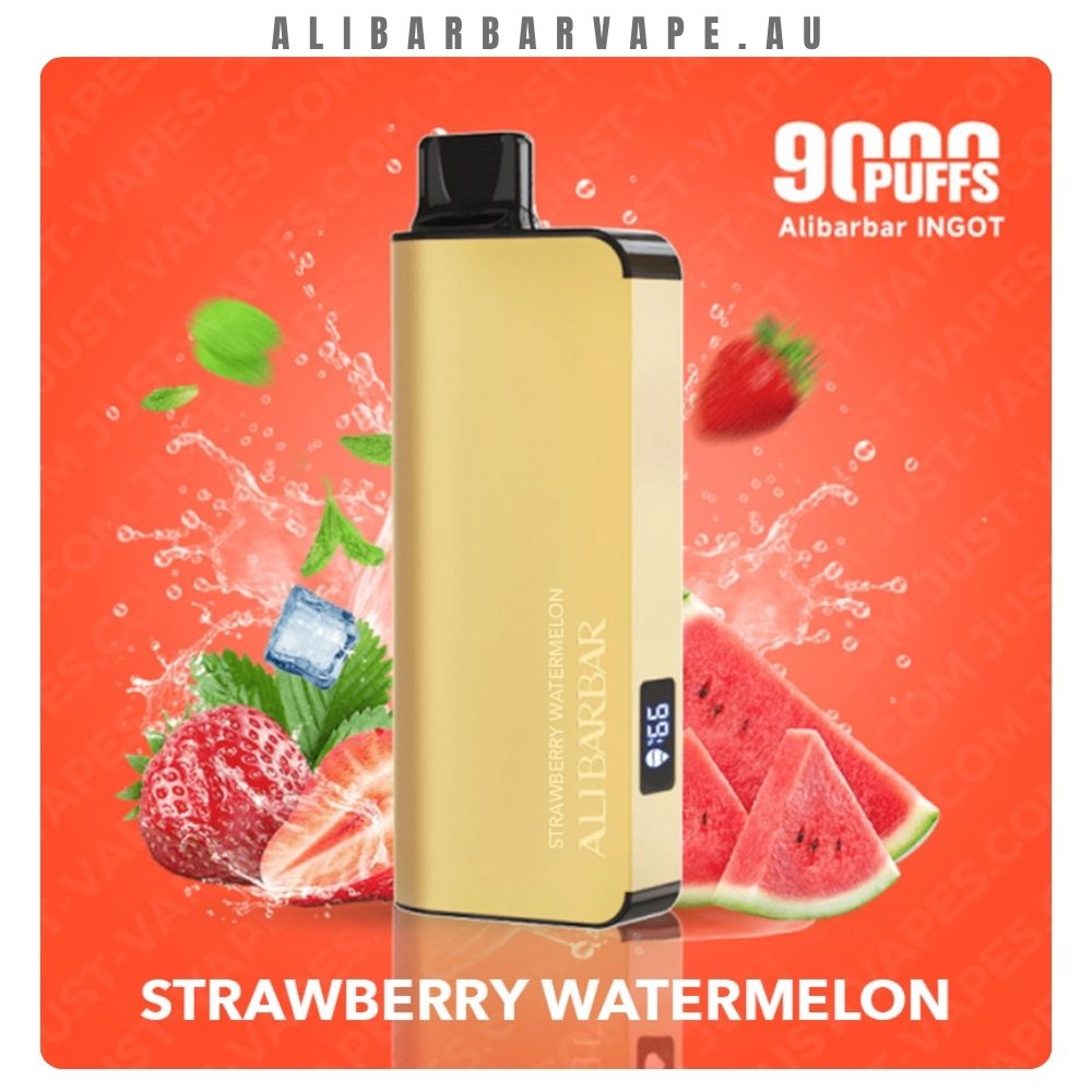 Ingot 9000 Puffs Strawberry Watermelon 1 Australia Disposable Vape - Online Shop Australia & New Zealand