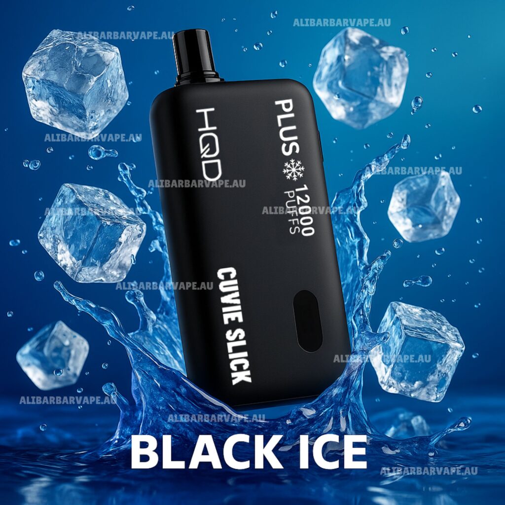 Hqd Cuvie Slick Plus 12000 Puffs Black Ice Disposable Online Disposable Vape - Online Shop Australia & New Zealand